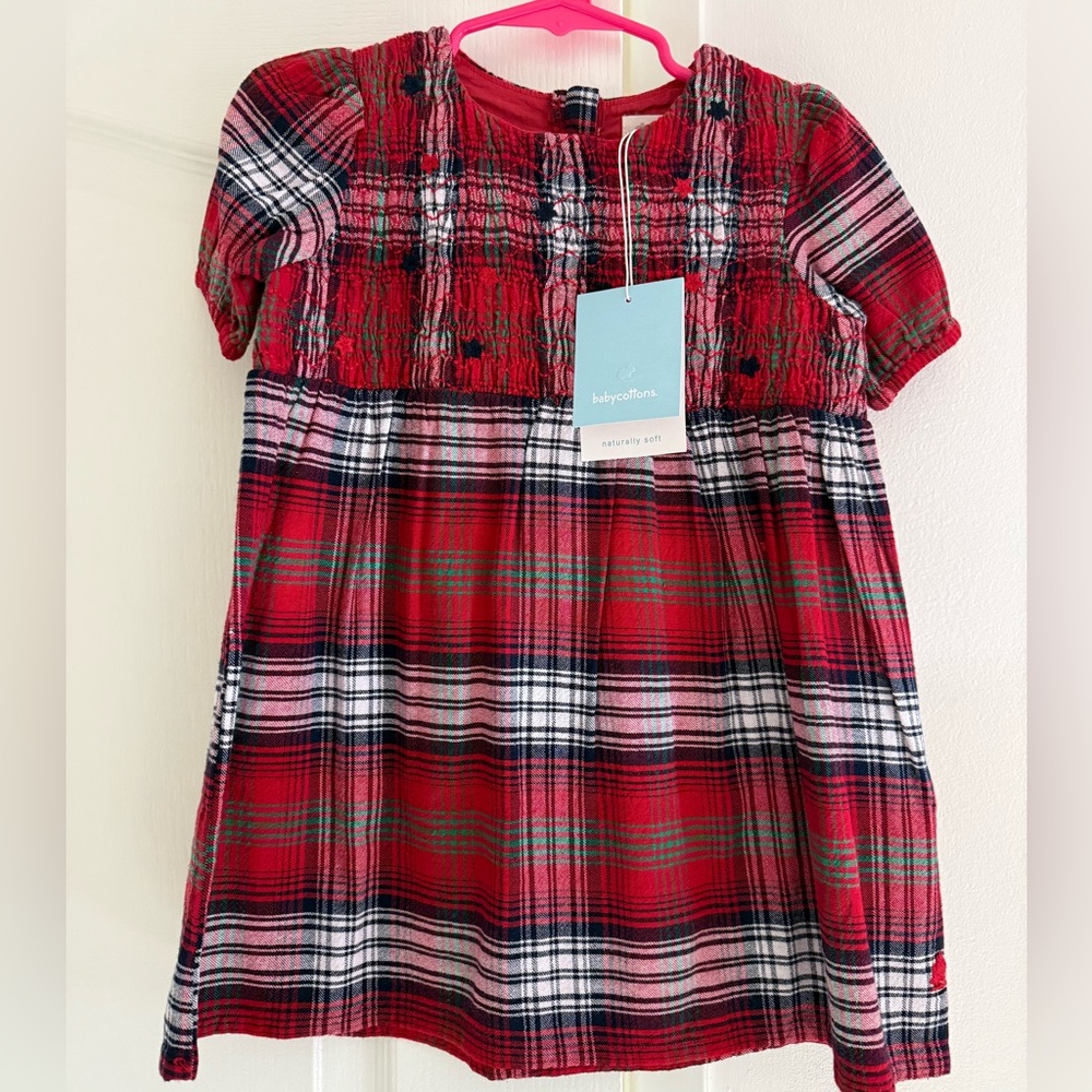 Red Plaid BabyCottons dress